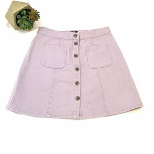 Button down skirt BDG